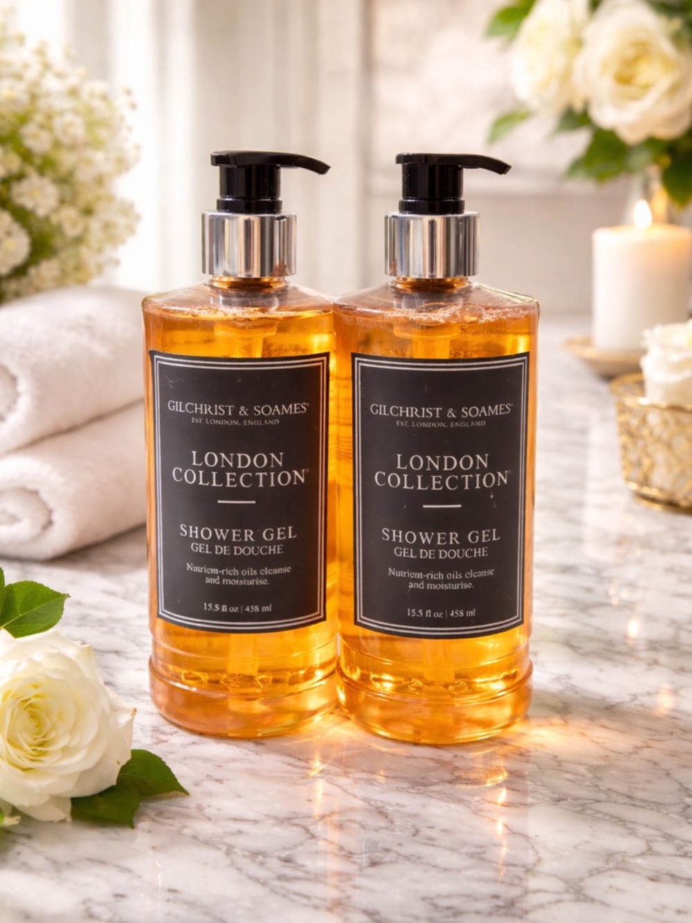 GILCHRIST & SOAMES London Collection Shower Gel – 15.5 oz (Set of 2)